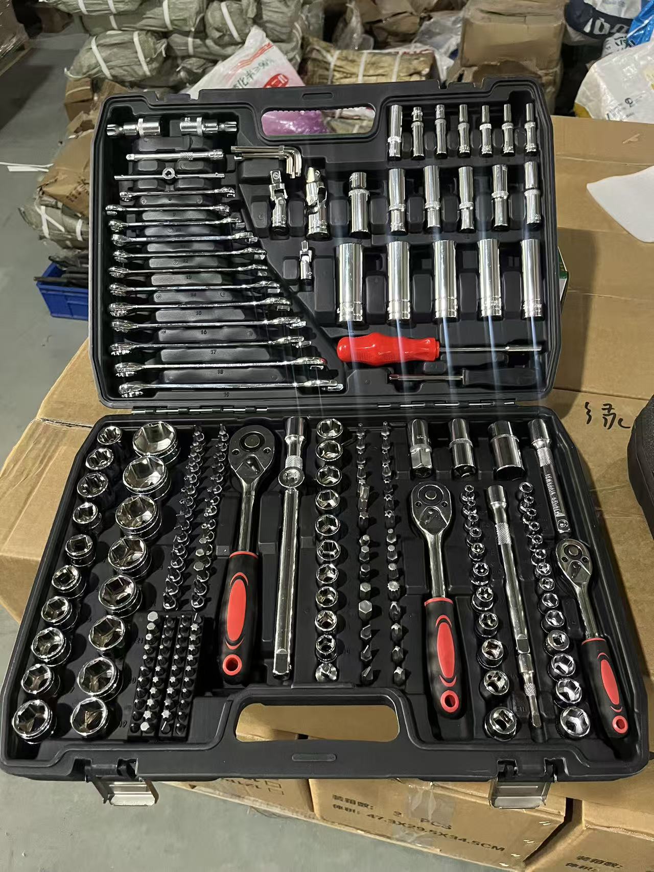 Power Tools Kit Set - 216 Parçalı Kendin Yap Oto Tamir