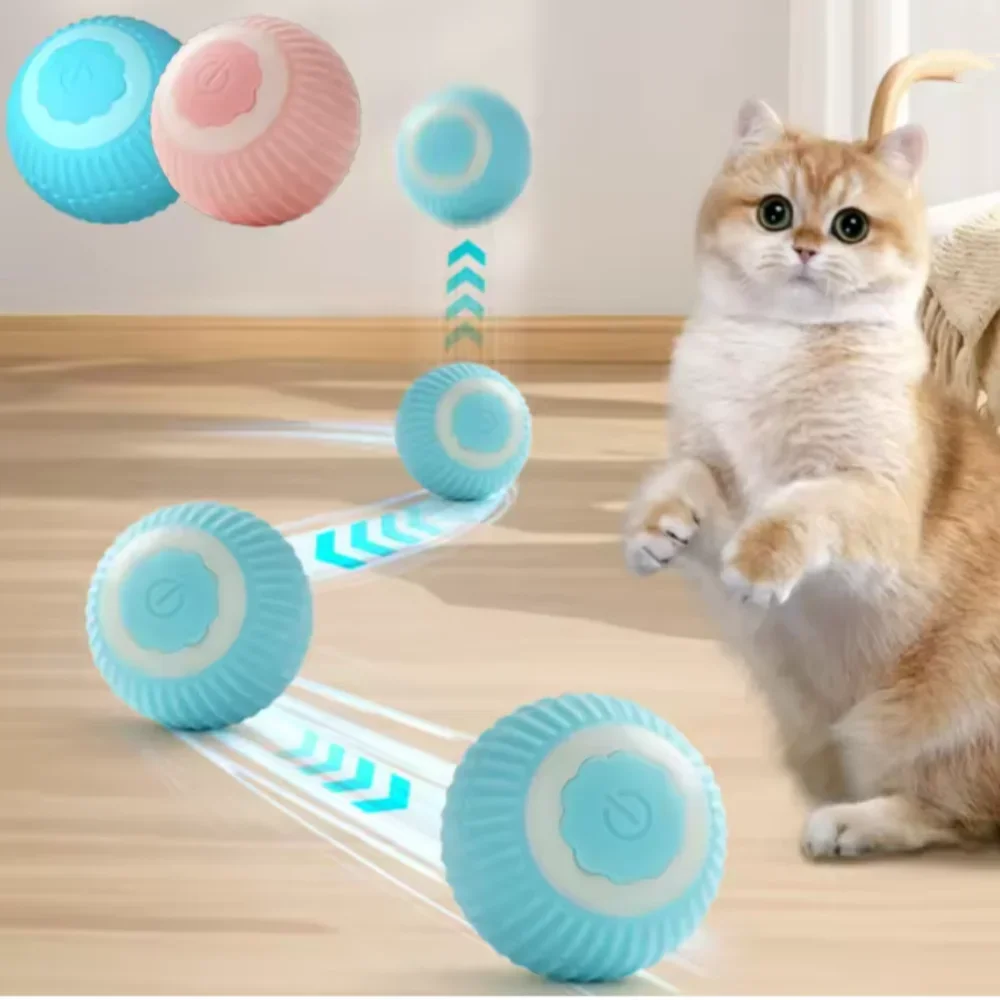 Power Tools Cat - Elektrikli Kedi Topu Oyuncakları Otomatik Dönen