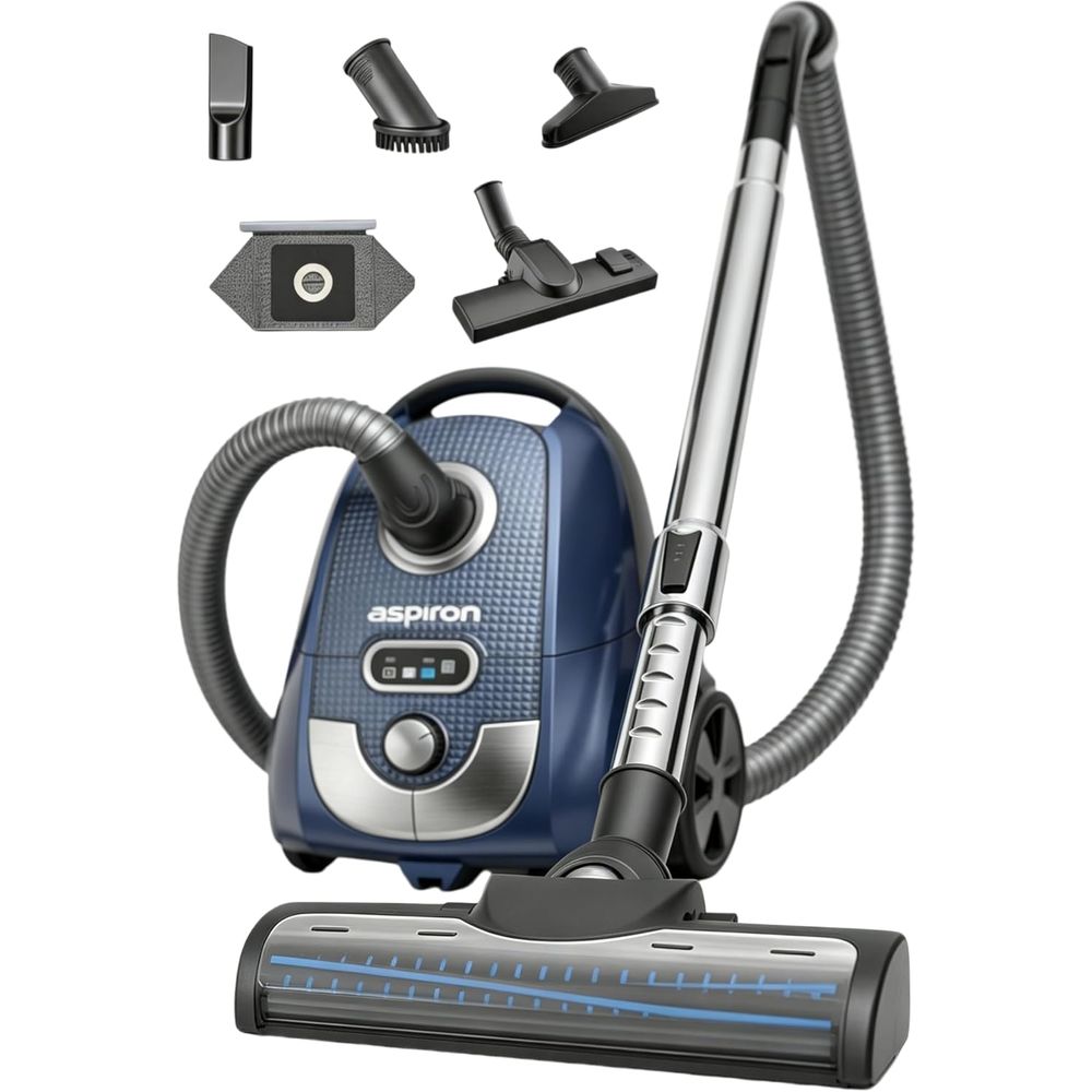 Bag Power Tools - Kutulu Elektrikli Süpürge, 1600W/40Kpa Torbalı Kutulu
