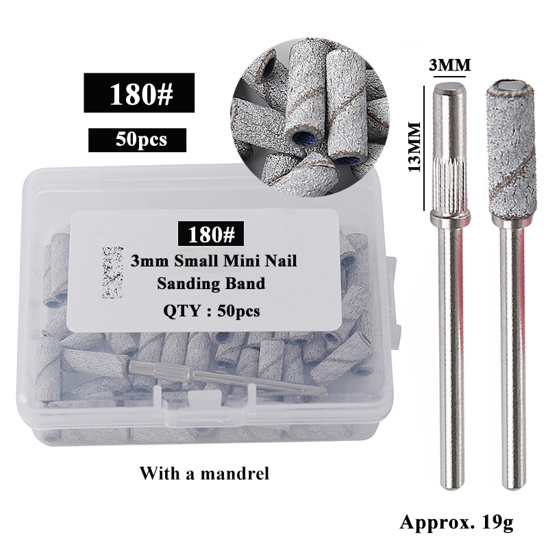 Power Tools Tool Box - 50 adet/kutu 3mm Mini Zımpara Bantları