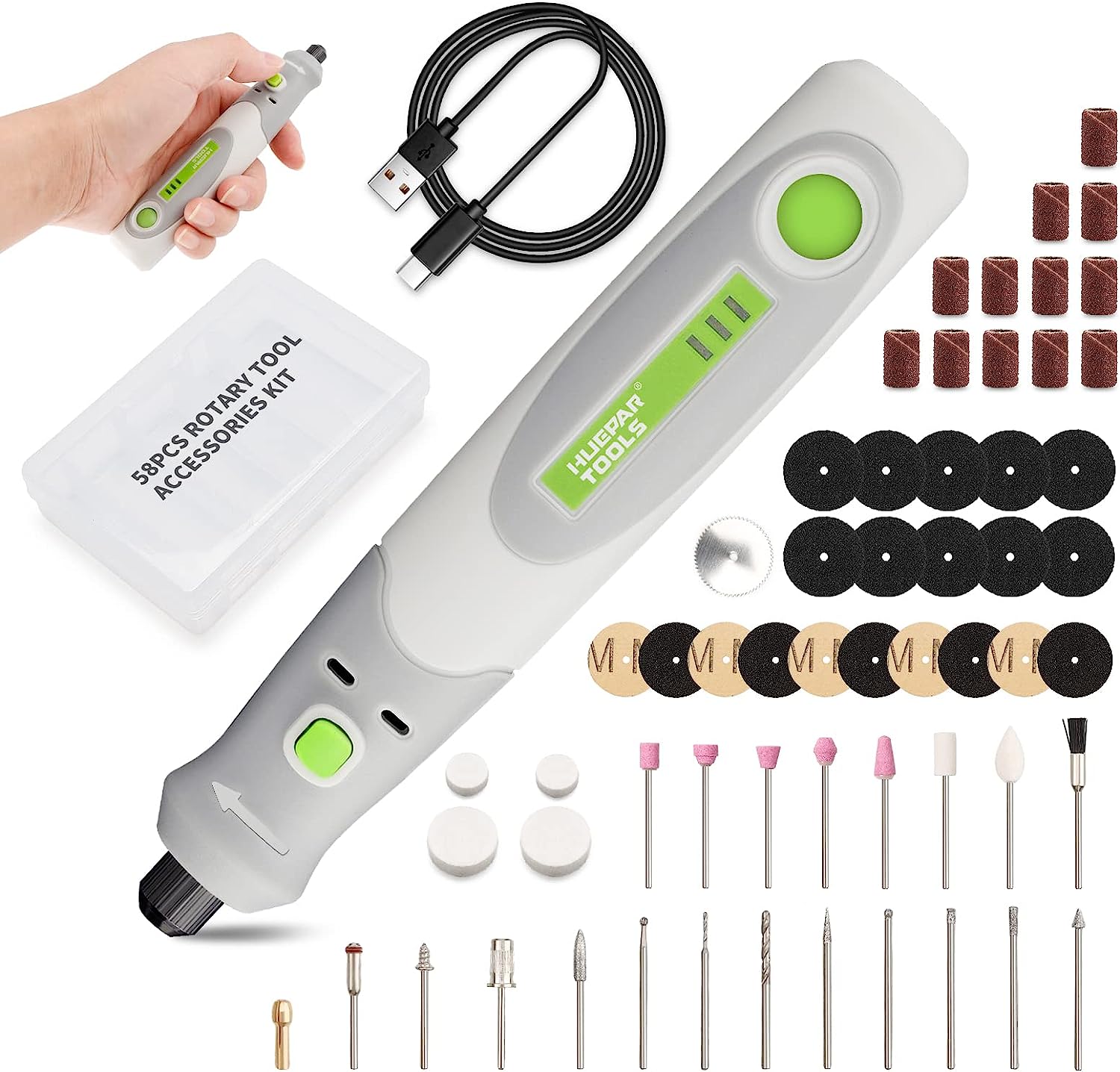 Power Tools Kit Set - Elektrikli Matkap Kalıp Öğütücü Gravür Parlatıcı