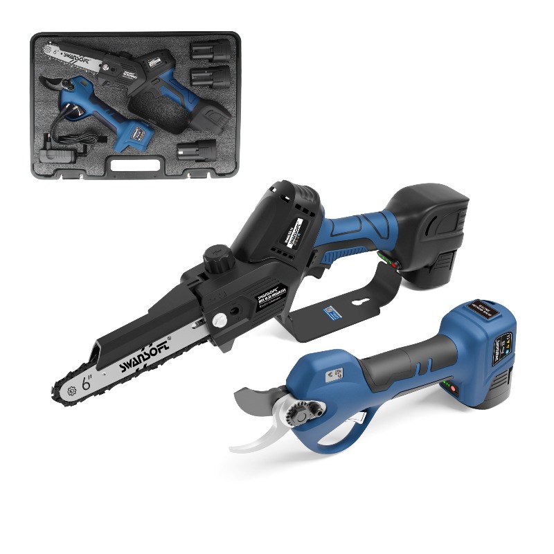 Power Tools Kit Set - 【En Çok Satanlar】Kablosuz Fırçasız Elektrikli Budama