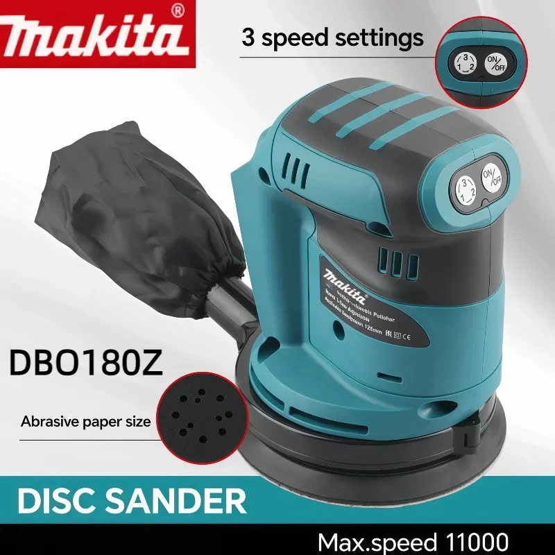 Makita DBO180Z 18V Fırçasız Ak - Random Orbital Sander incelemesi ve fiyatı
