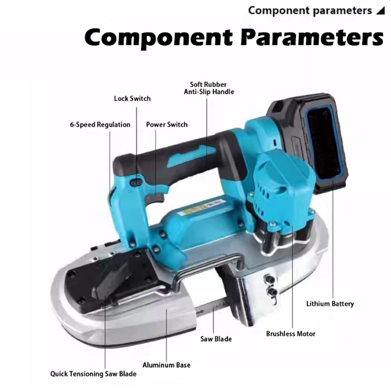 490W Taşınabilir Fırçasız Bant - Power Tools Portable incelemesi ve fiyatı