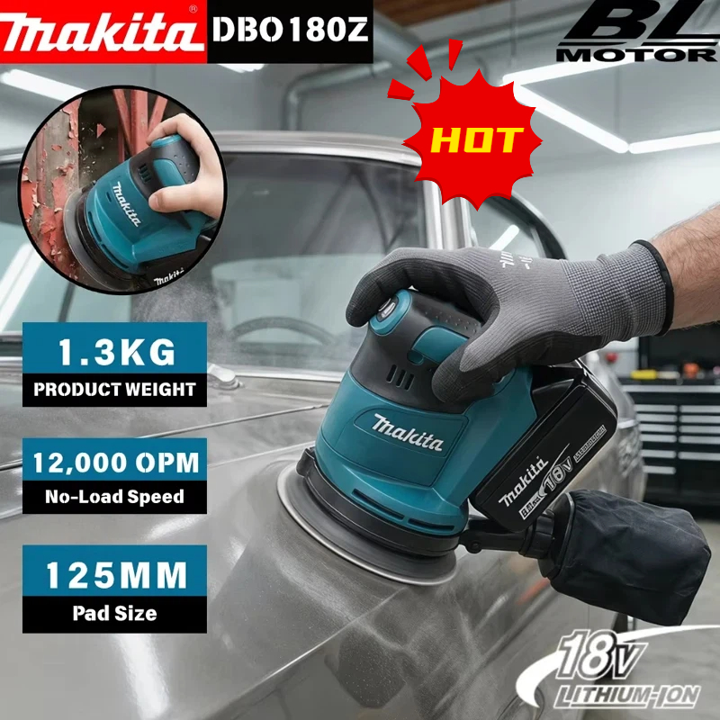 Makita DBO180Z 18V Fırçasız Ak - Random Orbital Sander incelemesi ve fiyatı