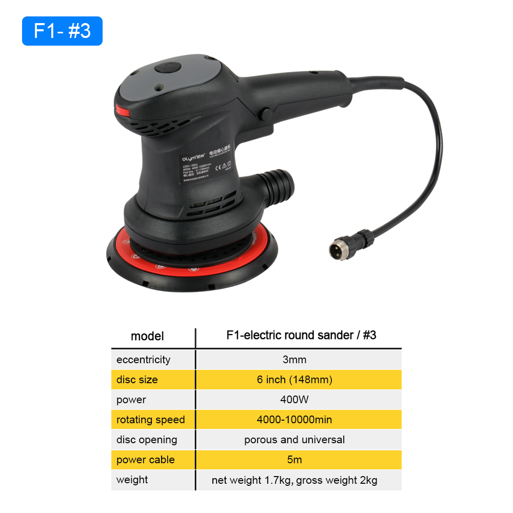 HONGMAI Orbit 3Mm Merkezi Vaku - Random Orbital Sander incelemesi ve fiyatı