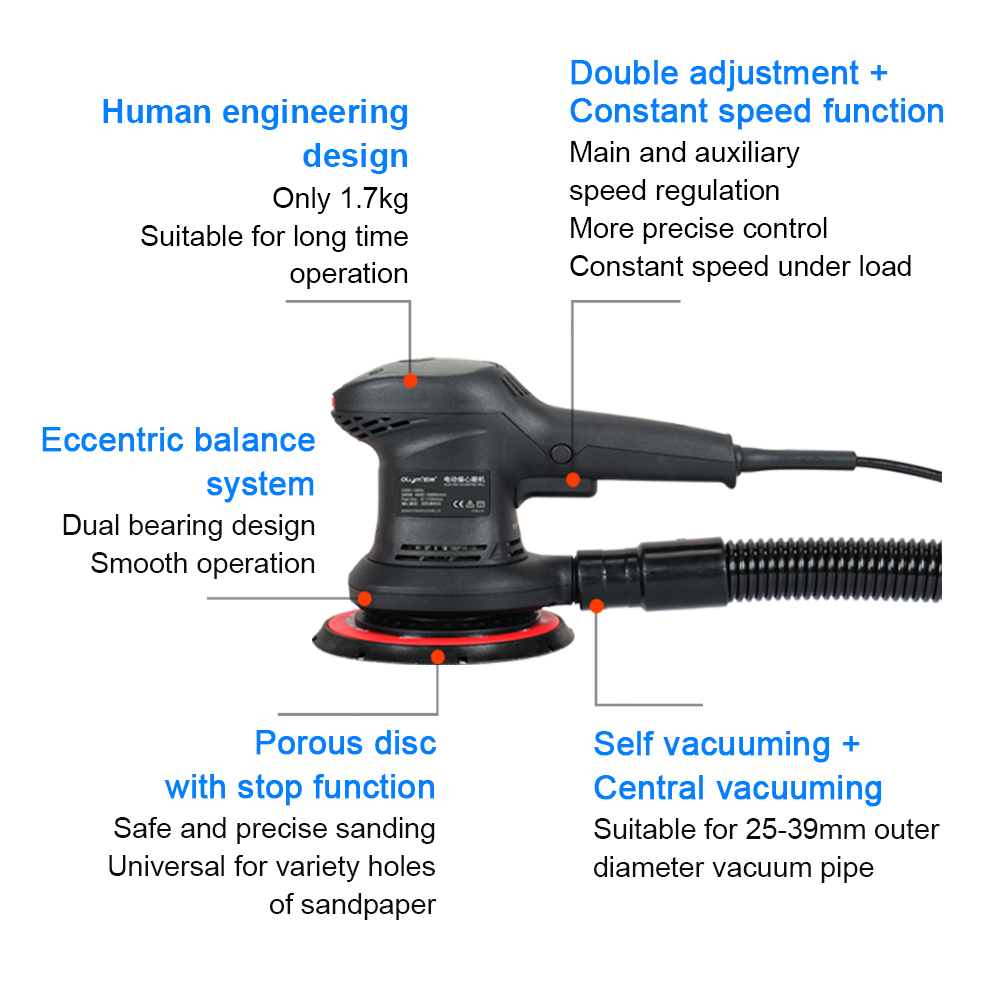 HONGMAI Orbit 3Mm Merkezi Vaku - Random Orbital Sander incelemesi ve fiyatı