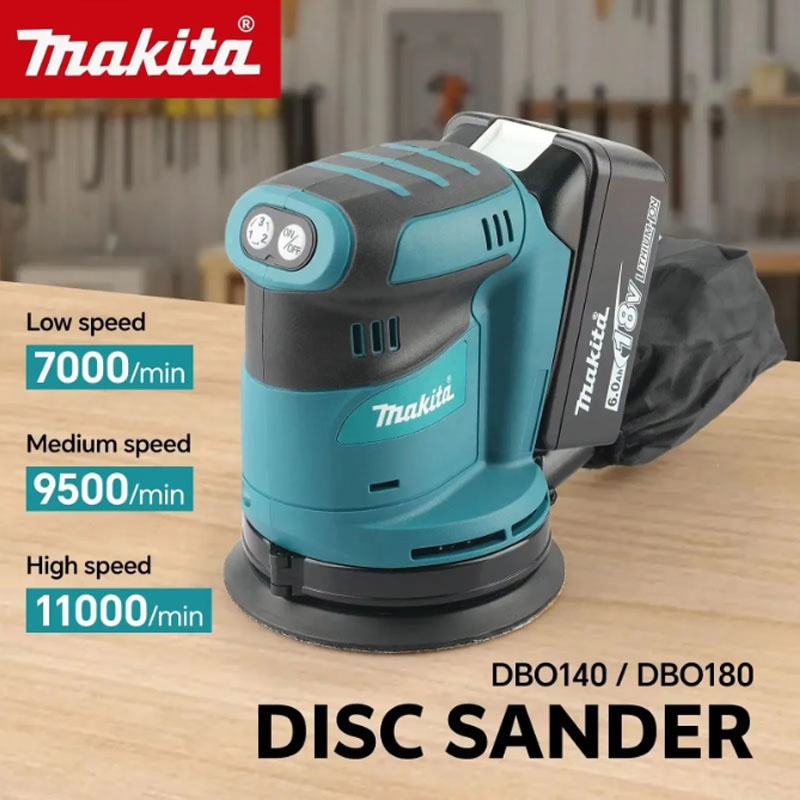 Makita DBO180Z 18V Fırçasız Ak - Random Orbital Sander incelemesi ve fiyatı